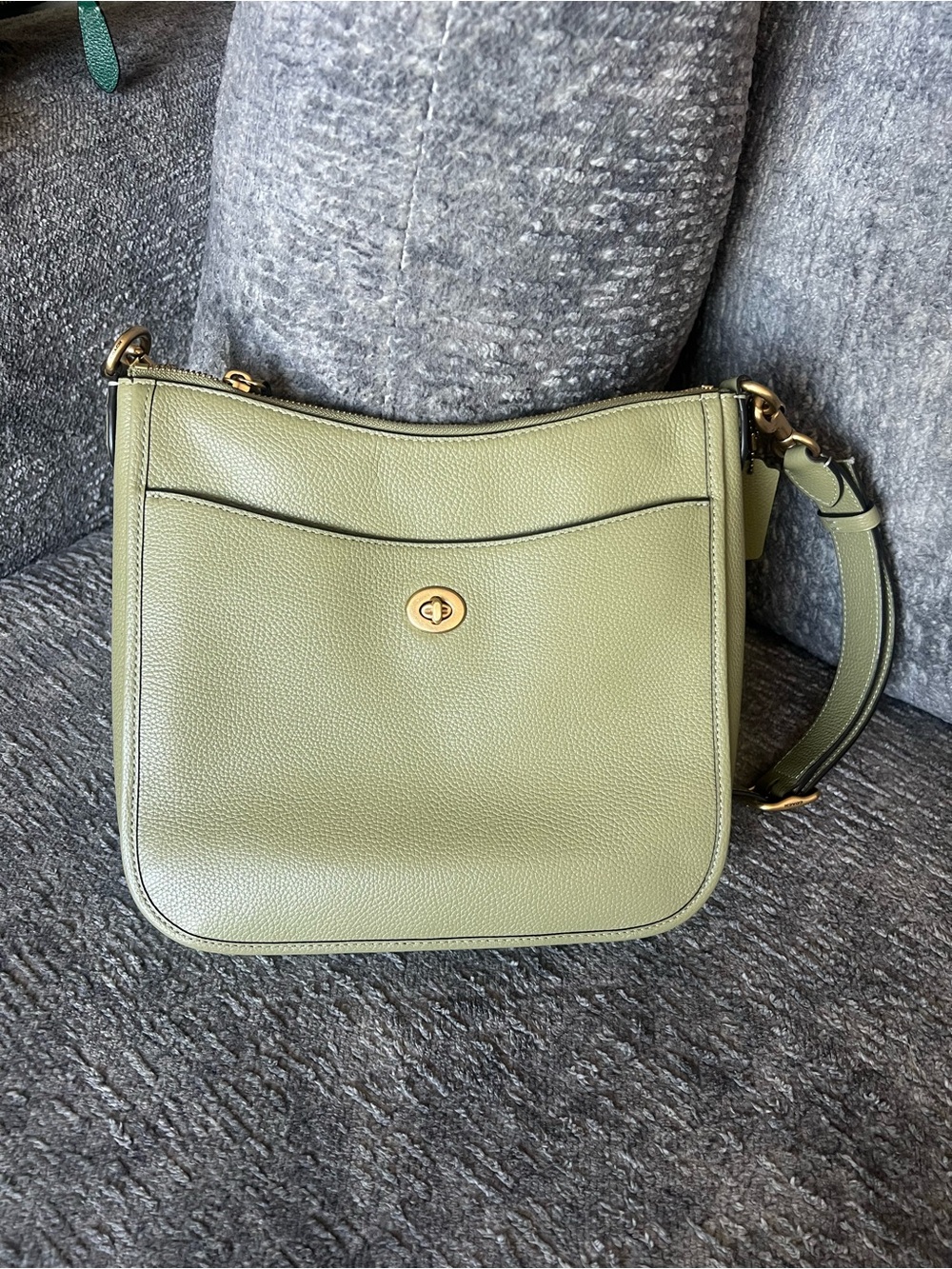 Coach chaise crossbody olive